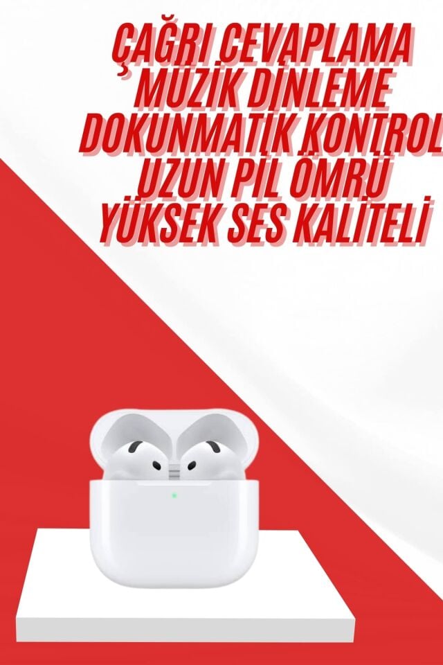 4.Nesil Bluetooth Kulaklık Yüksek Ses Kaliteli Dokunmatik Kontrol Özellikli - Lisinya