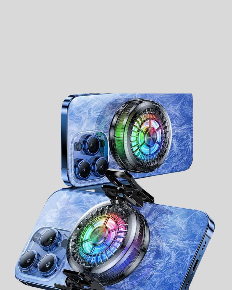 RGB Işıklı Telefon Soğutucu Fan Gaming Cooler Süper Hızlı Soğutma - Lisinya
