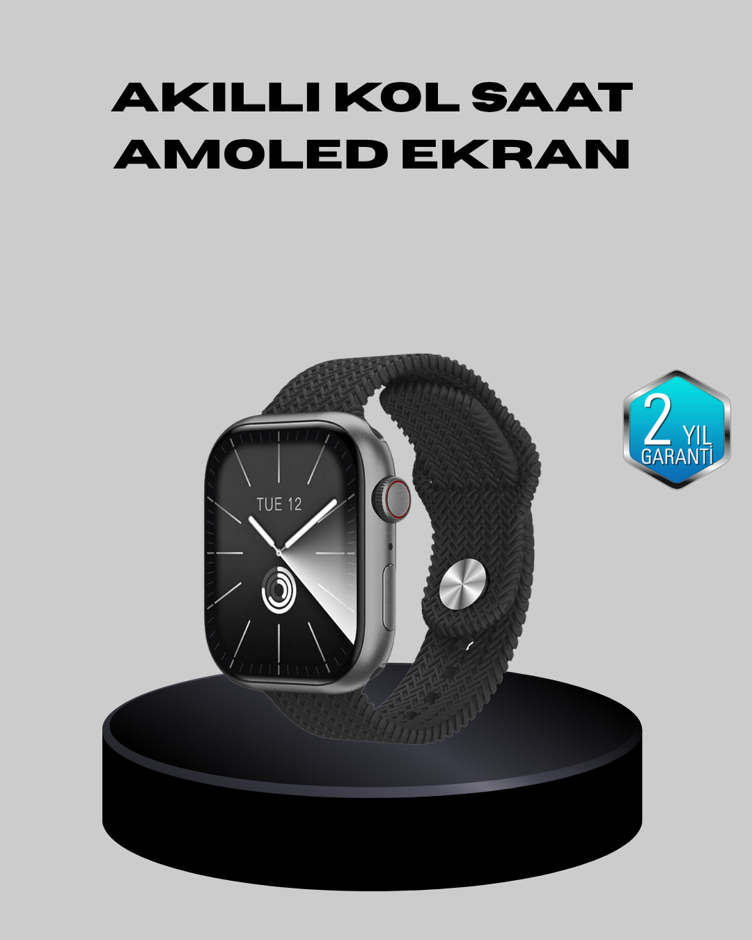 Kablosuz Şarjlı Akıllı Saat Bluetooth Arama Bildirim Destekli Uzun Pil Ömürlü - Lisinya