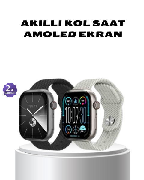 Akıllı Saat Kablosuz Şarjlı Bluetooth 5.2 Arama Bildirim Sesli Asistan 420 mAh - Lisinya
