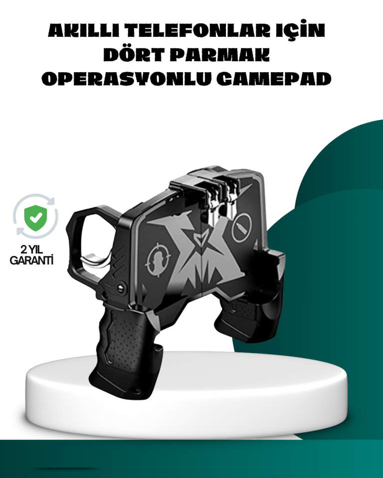Mobil FPS Oyunlar İçin Dört Parmak Uyumlu Gamepad - Lisinya