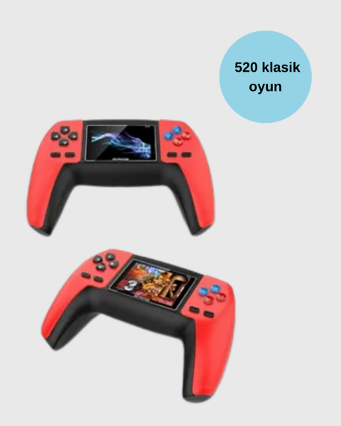 P5 Retro GamePad | 520 Klasik Oyunlu Mini Oyun Konsolu
