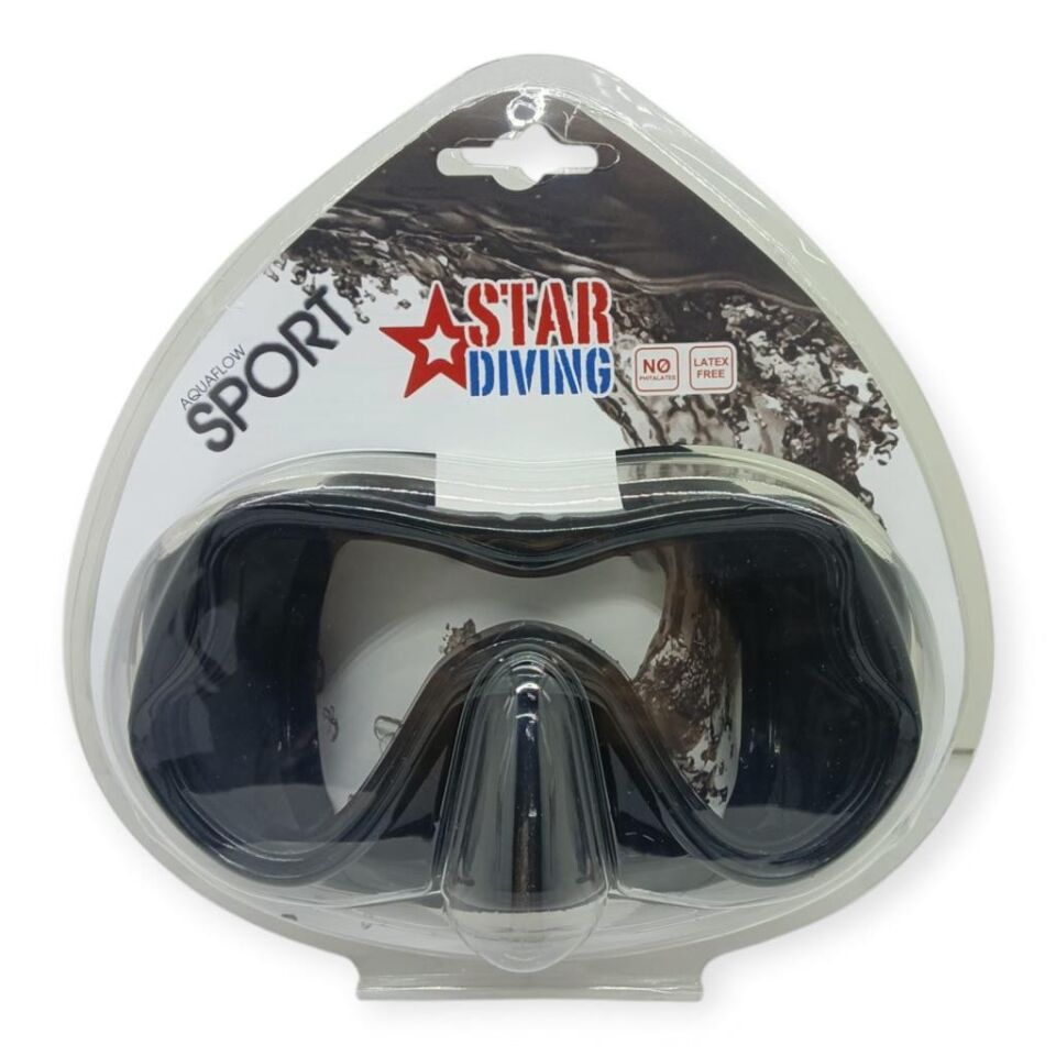 Star Diving Dalış Maskesi Yetişkin - 51704-SİYAH (Lisinya)