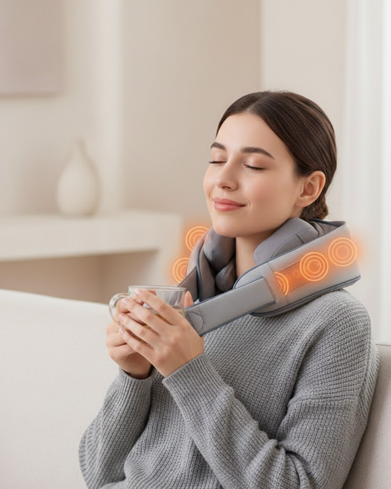 1800mAh Pil Kapasiteli Boyun Masaj Aleti - Lisinya