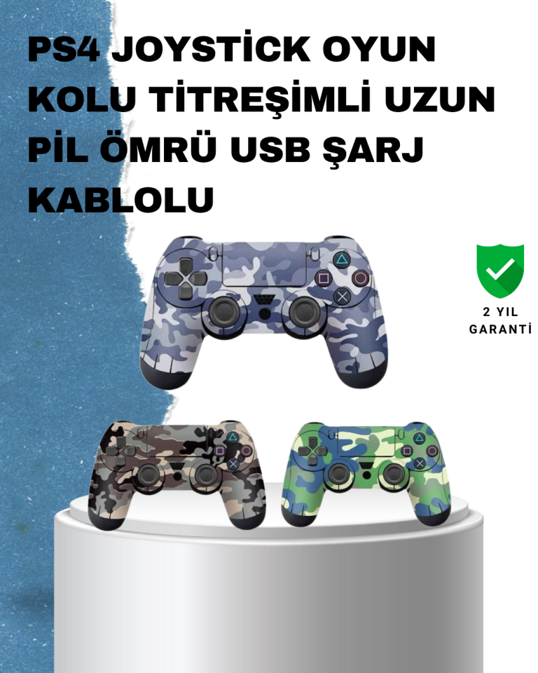 Ergonomik Tasarımlı Oyun Kolu – Hassas Tetikler ve Analog Stickler - Lisinya