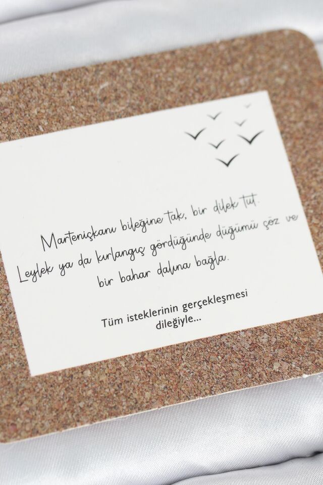 Marteniçka Bileklik 2'li Nazar ve Kalp Model - Lisinya