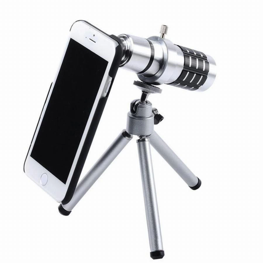 İphone5,5s,i̇phone4.4s Için Alüminyum 14x Optik Zoom Yakından Görüntü çekme Dürbün ( Lisinya )
