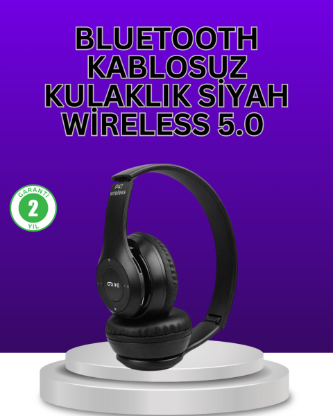 Kablolu & Kablosuz Kullanım Seçeneği Sunan Stereo Bluetooth Kulaklık