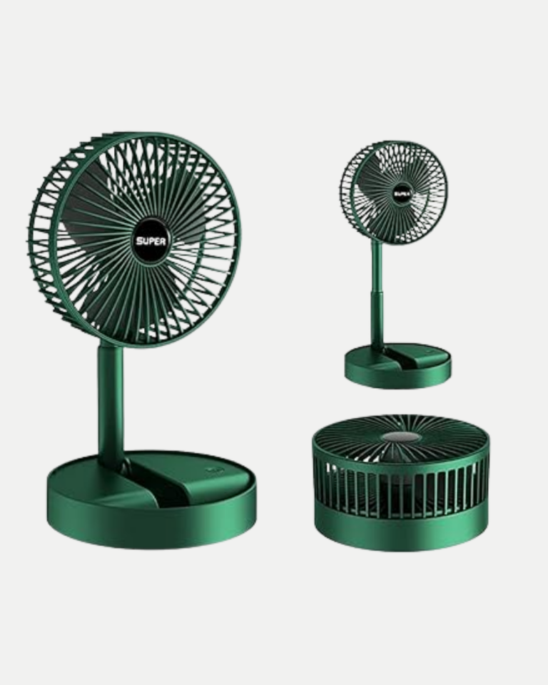 Taşınabilir Katlanabilir Mini Fan 3 Kademeli Şarj Edilebilir - Lisinya