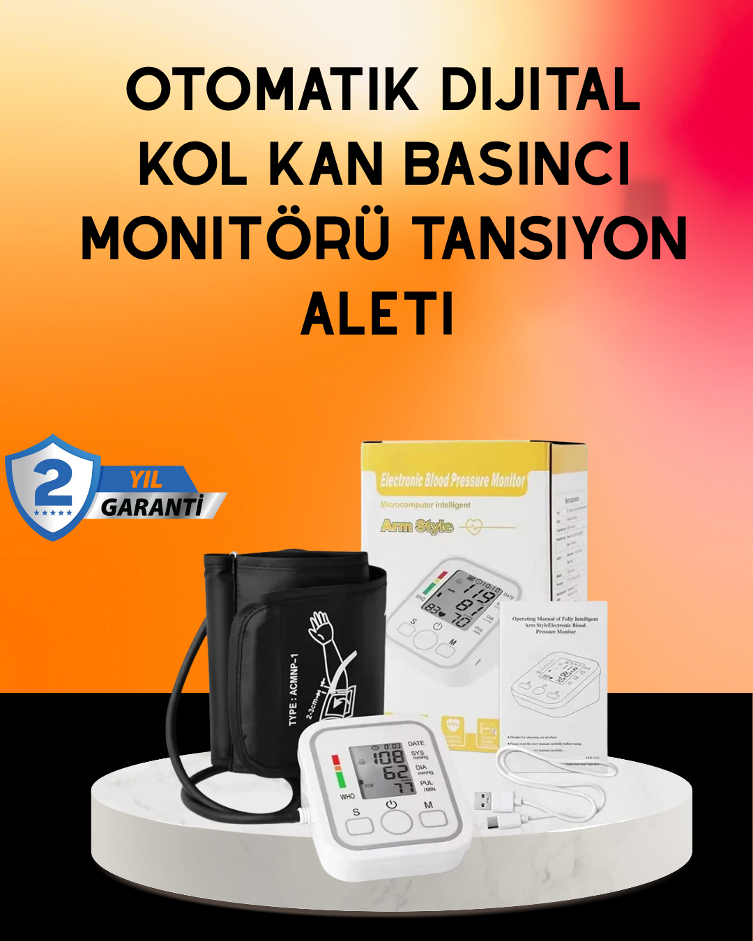 Ritmi Tespit Özellikli Dijital Tansiyon Aleti - Lisinya