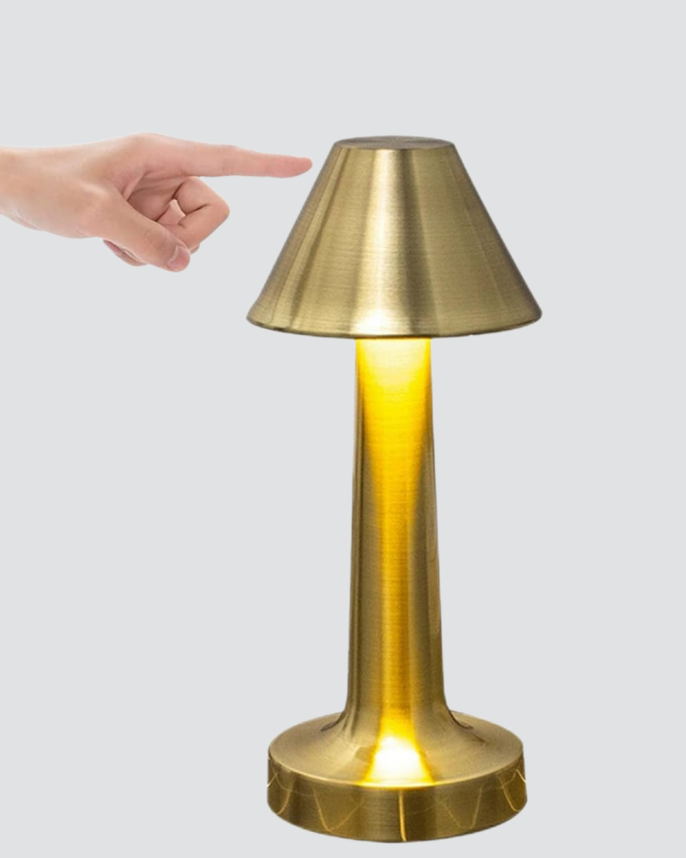 YamanHobi Şarjlı LED Masa Lambası 3 Işık Modlu 1800 mAh Metal Gövdeli