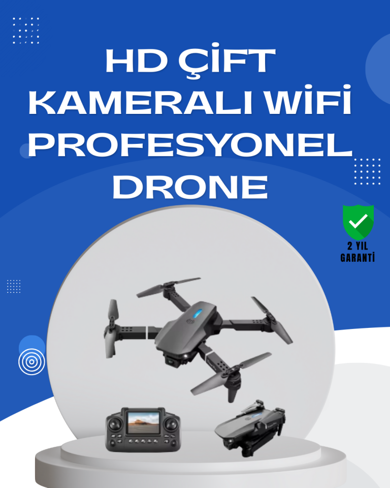 YamanHobi Katlanabilir 4K Kameralı Drone Wi-Fi FPV