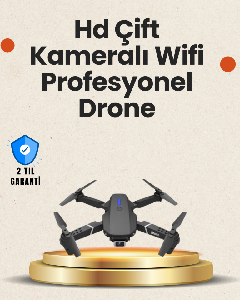 YamanHobi Katlanabilir Kameralı Drone Wi-Fi FPV 4K 1080P Yükseklik Sabitlemeli