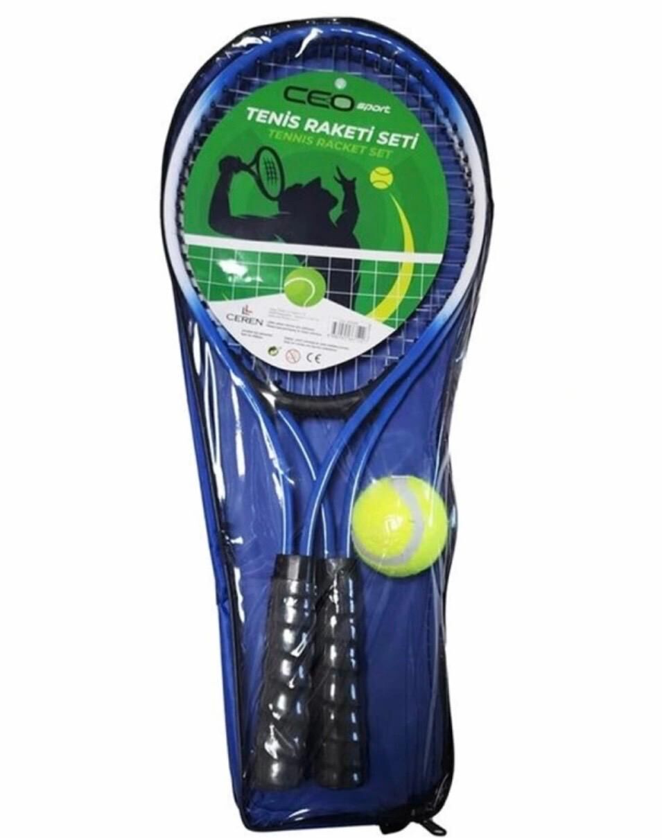 Sport Tenis Raketi Seti Mavi
