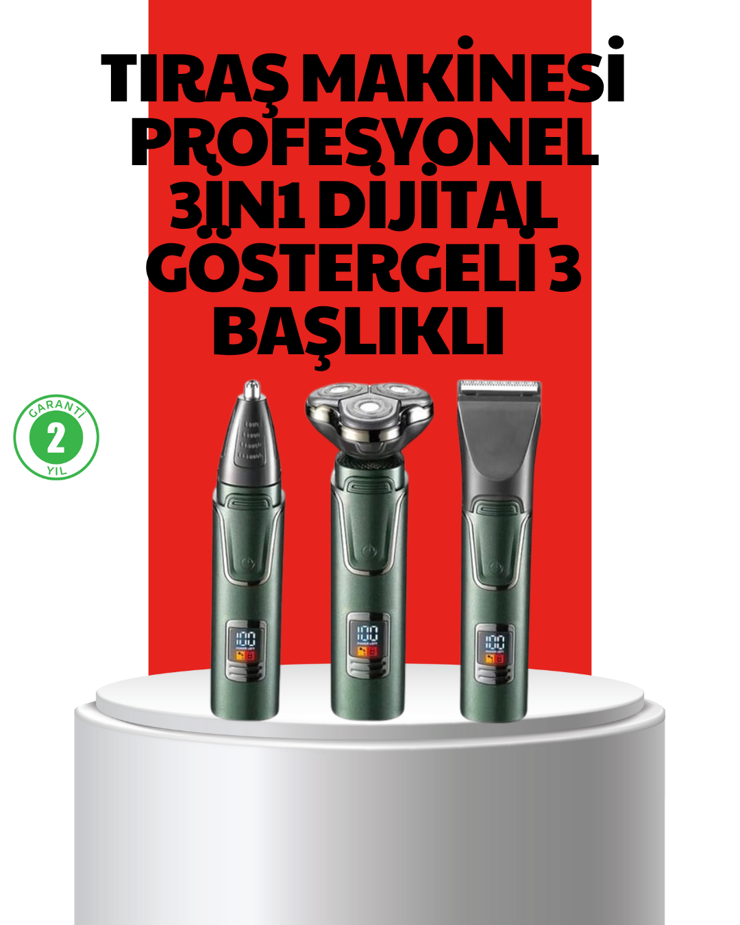 Hassas Bölgeler İçin Çok Fonksiyonlu Tıraş Makinesi - Lisinya