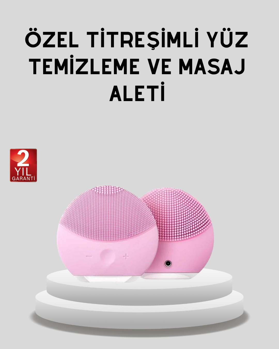 Taşınabilir Silikon Masaj Aleti – Derin Temizlik, Yüz ve El Kullanımına Uygun - Lisinya