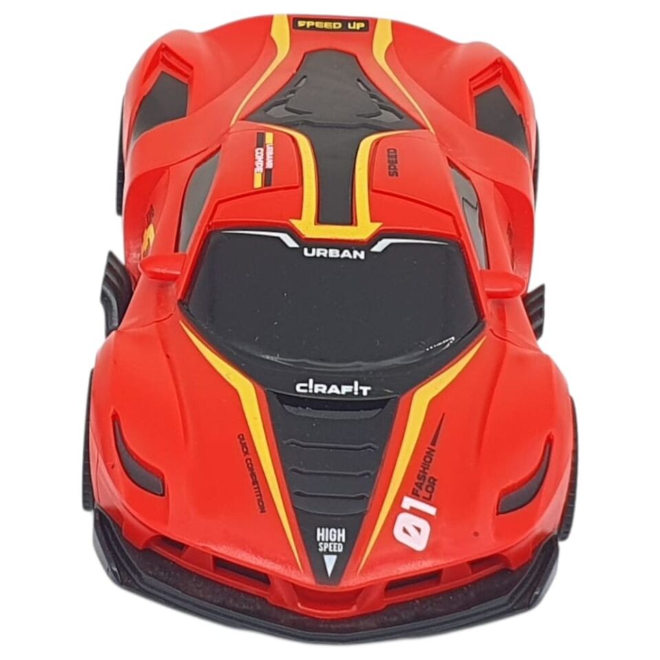 Sürtmeli Drift Arabalar 15 cm - D400-52 - Kırmızı (Lisinya)