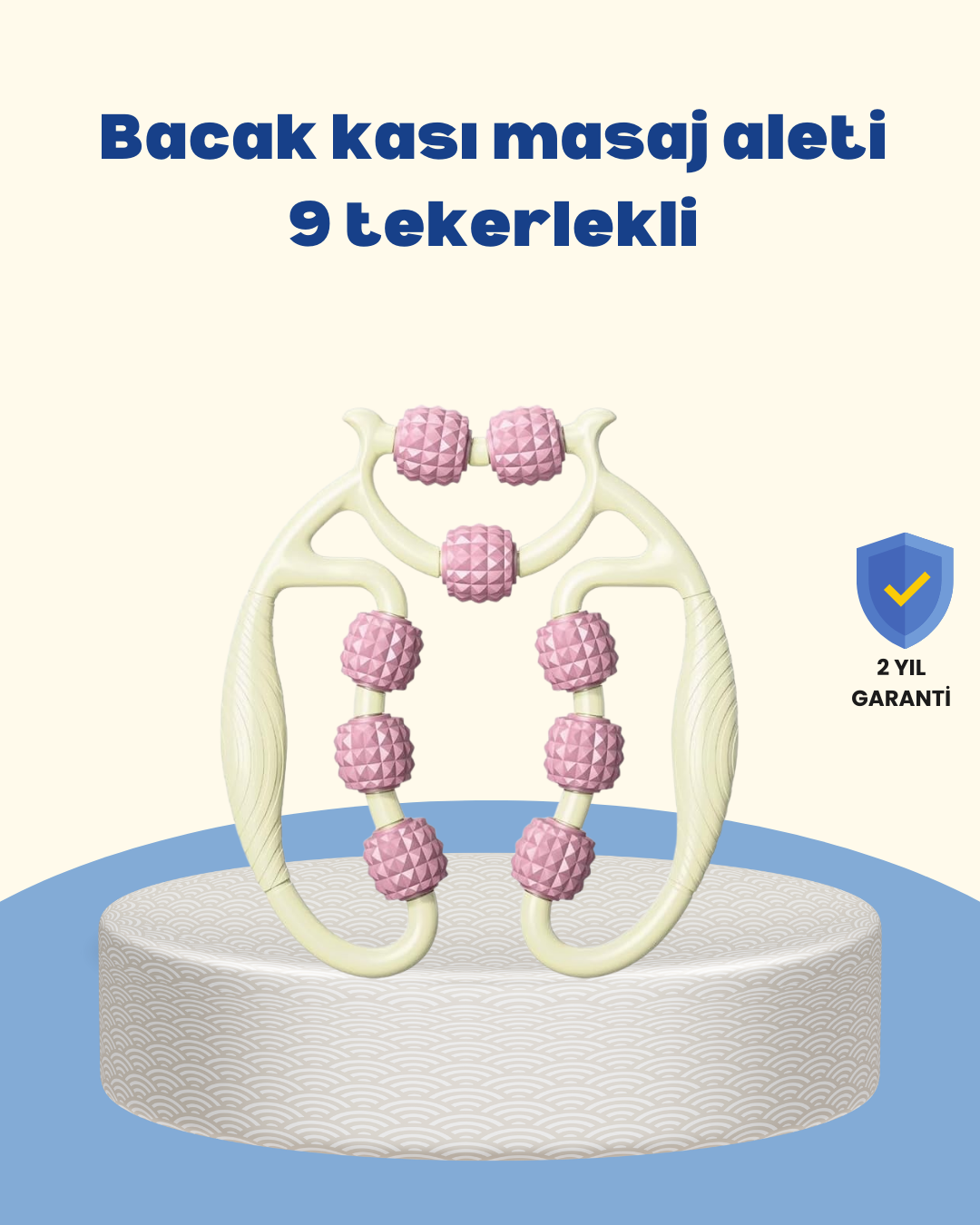Dayanıklı Plastik Kas Masaj Rulosu Selülit Karşıtı - Lisinya