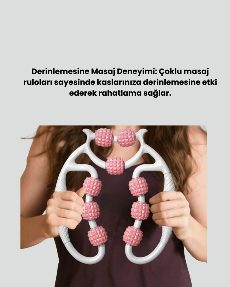 Dayanıklı Plastik Kas Masaj Rulosu Selülit Karşıtı - Lisinya