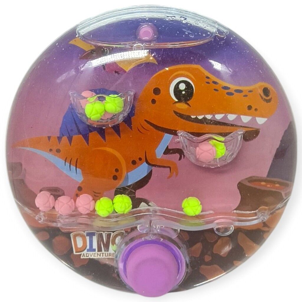 Dino Adventure Su Oyunu - Klasik Basmalı Eğlence  - Mor (Lisinya)