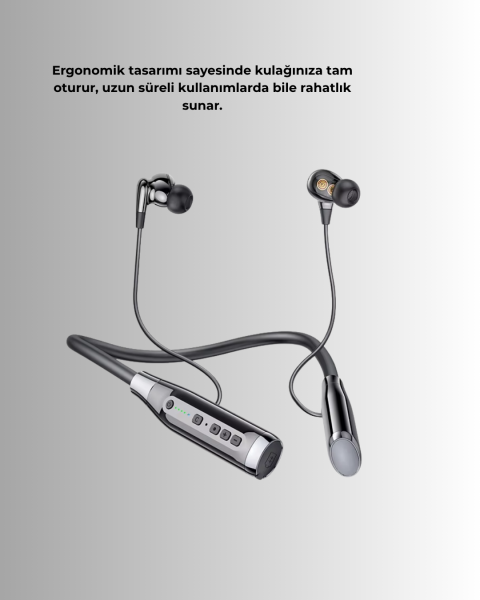 Kablosuz Bluetooth Kulaklık – Uzun Ömürlü Batarya, Ergonomik Tasarım, Gürültü Engelleyici