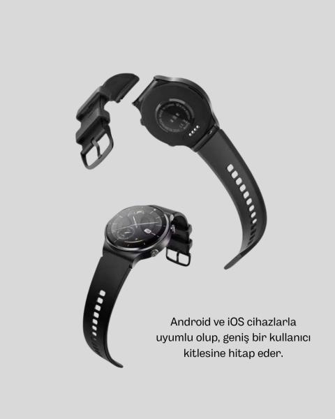 Akıllı Saat NFC – Bluetooth Arama ve Kablosuz Şarj Özellikli - Lisinya