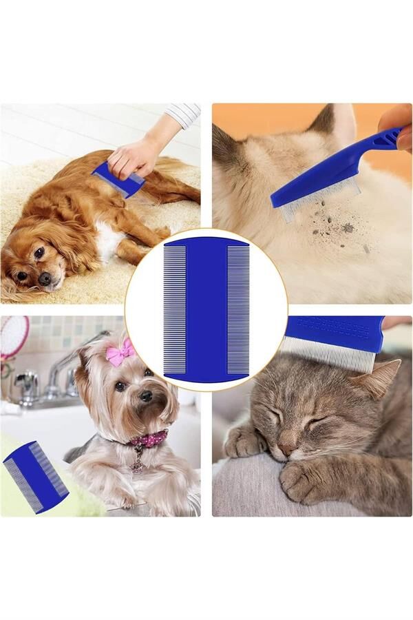Evcil Hayvan Tarak Seti 4'lü Bit Tarağı Ked Köpek Tüyüne Uygun - Lisinya