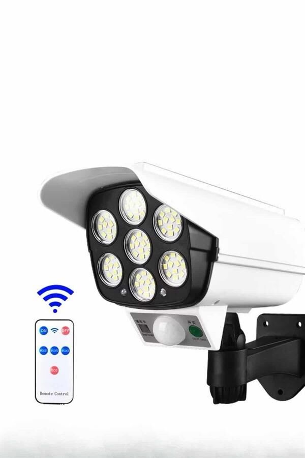 YamanHobi Güneş Enerjili PIR Hareket Sensörlü Güvenlik Lambası IP66