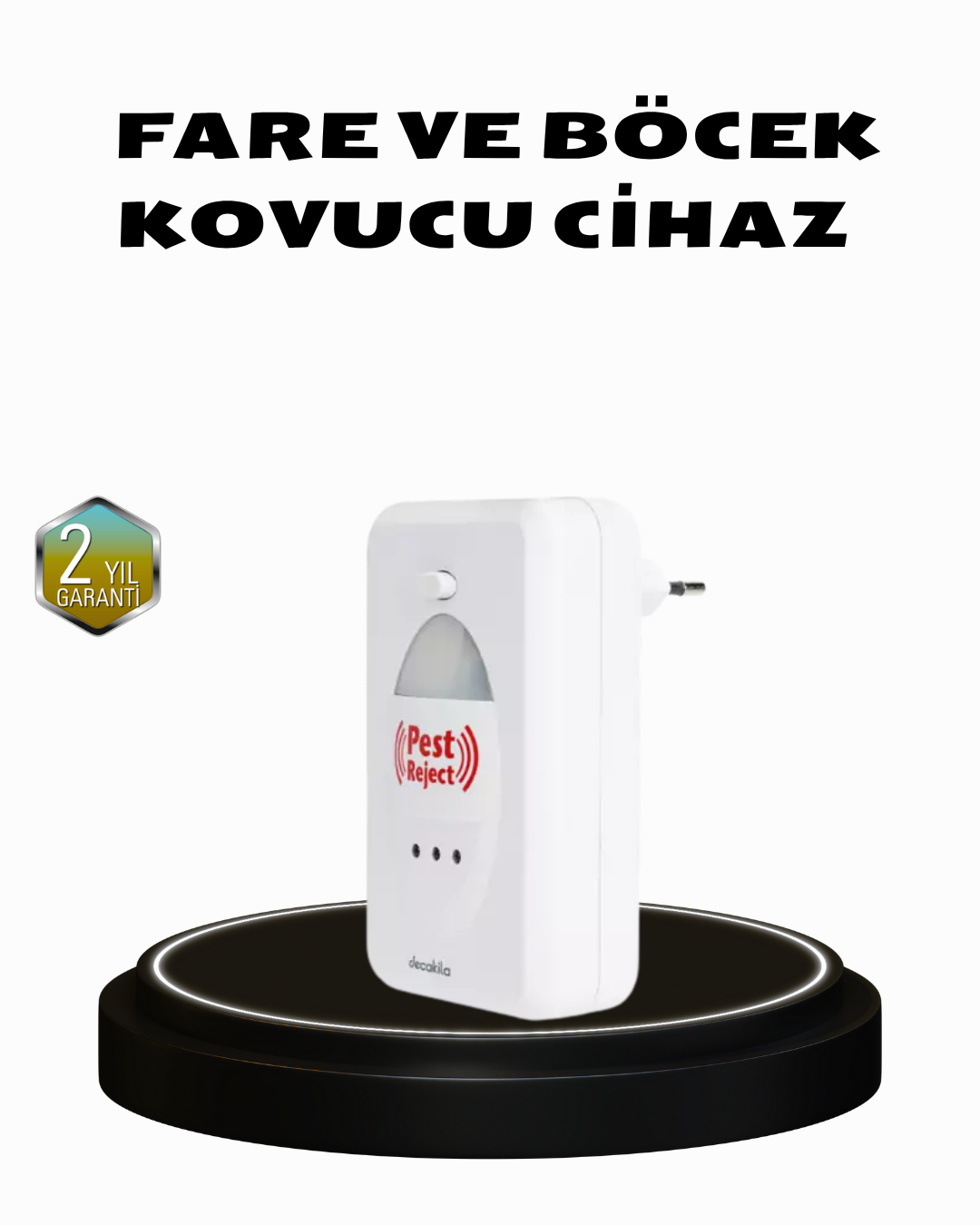 Ultrasonik Böcek ve Fare Kovucu – Doğa Dostu, Sessiz ve Etkili Savunma - Lisinya