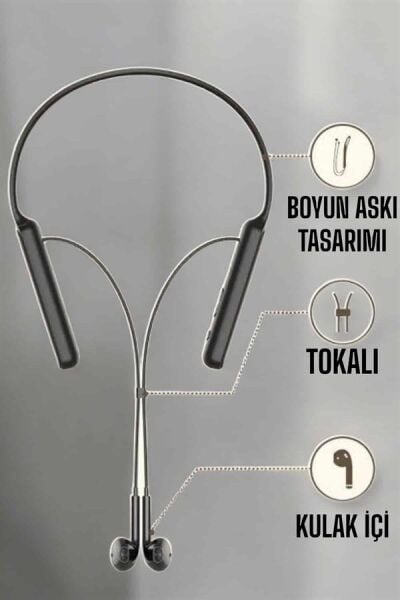 Mikrofonlu Kablolu Bluetooth Kulaklık Yeni Nesil Yüksek Ses Kaliteli - Lisinya