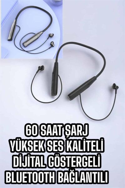 Yeni Nesil Bluetooth Kulaklık Kablolu Kulak İçi Dijital Göstergeli - Lisinya