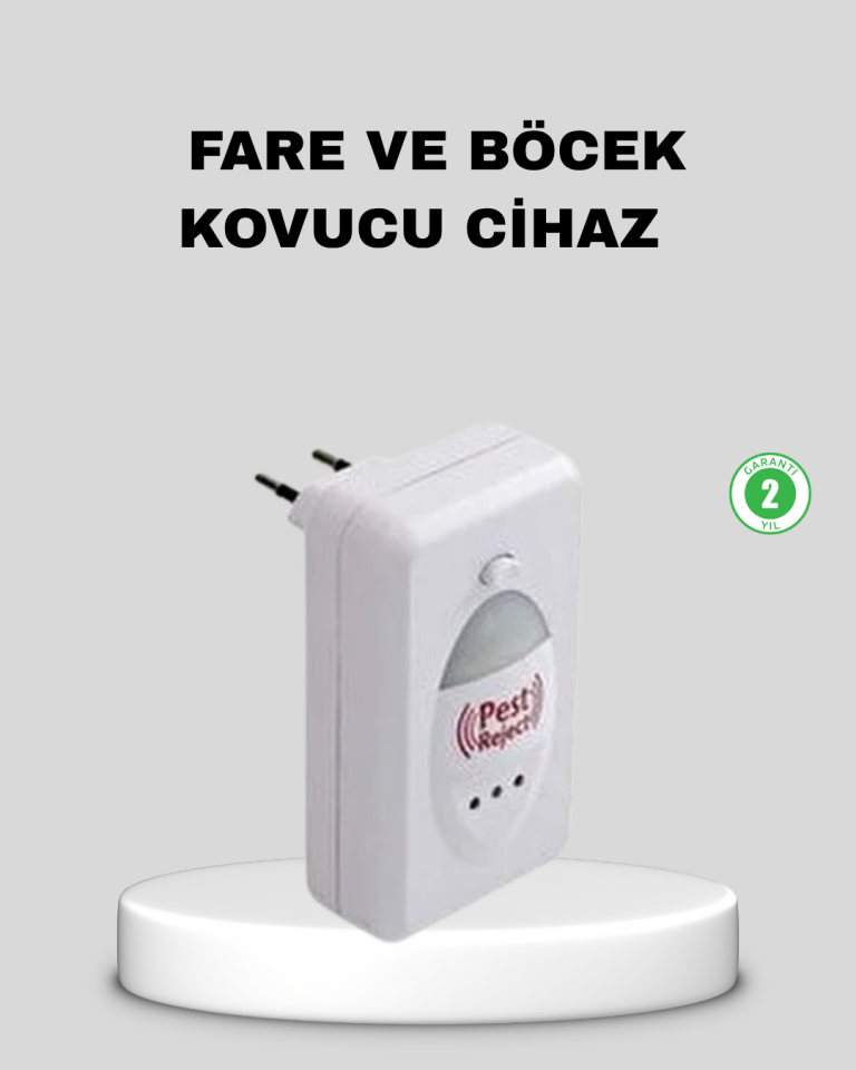 Ultrasonik Haşere Kovucu Cihaz – Sessiz, Kimyasalsız ve Etkili Koruma - Lisinya