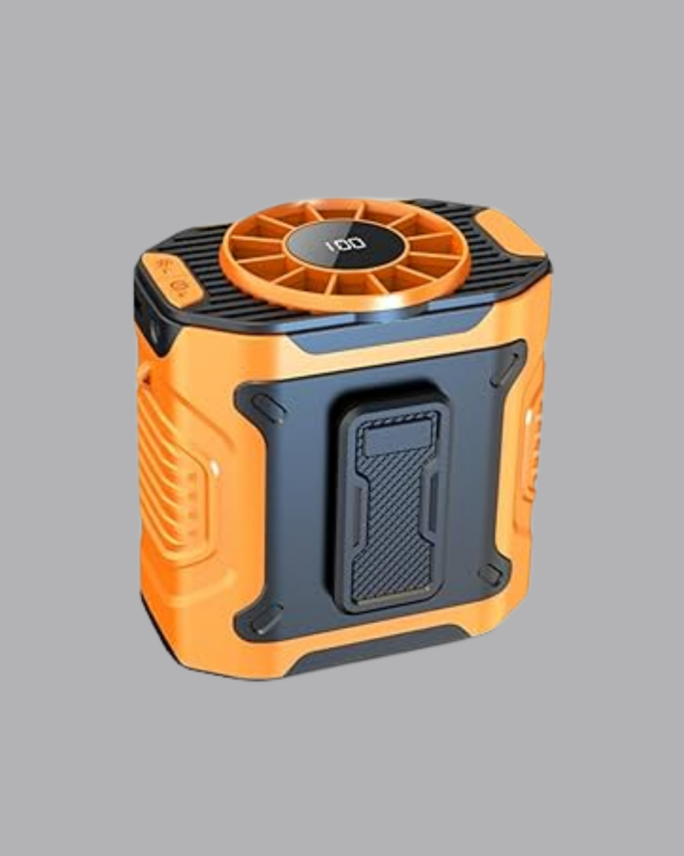 Turbo Mini Taşınabilir Fan – 100 Kademeli Dijital Hız Kontrolü ve Type-C Şarj - Lisinya