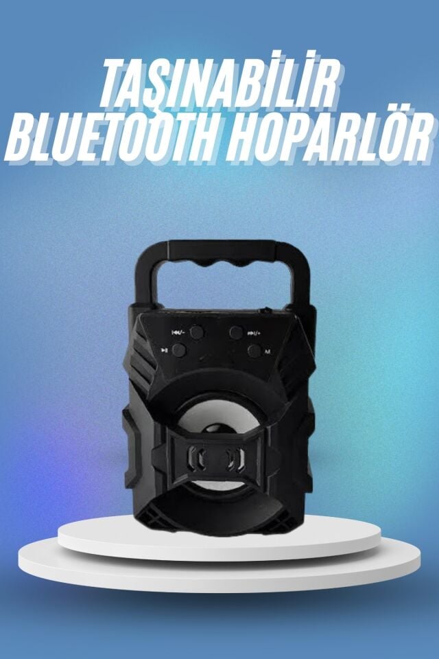 Bluetooth Hoparlör Android ve İOS Uyumlu Ses Bombası USB Girişli Taşınabilir - Lisinya
