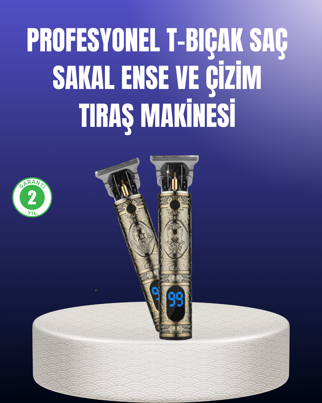Erkek Bakım İçin Profesyonel Şarjlı Tıraş Makinesi - Lisinya