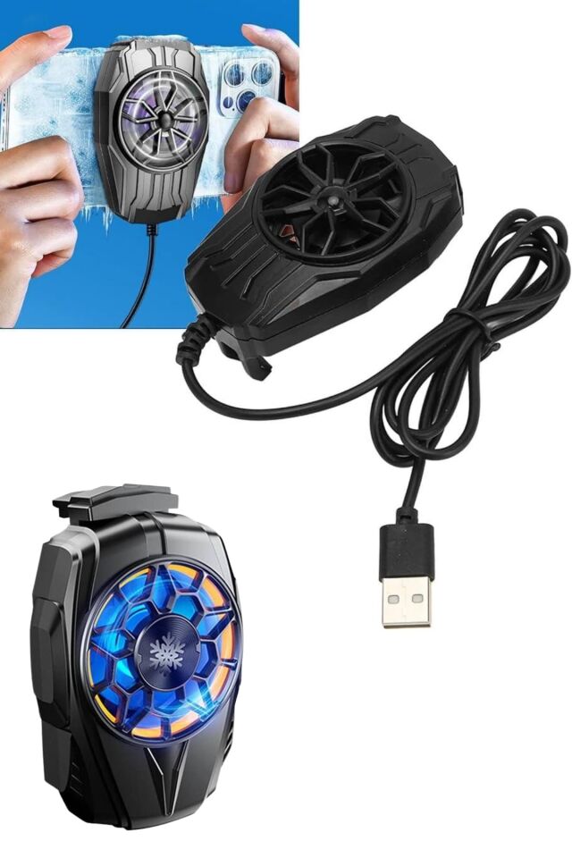 Telefon Soğutucu Fan Güçlü Motor Radyatör Cep Telefon Soğutma - Lisinya