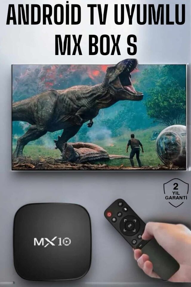 YamanHobi 4K UHD TV Box 2 GB RAM 8 GB Hafıza WiFi Bluetooth Siyah