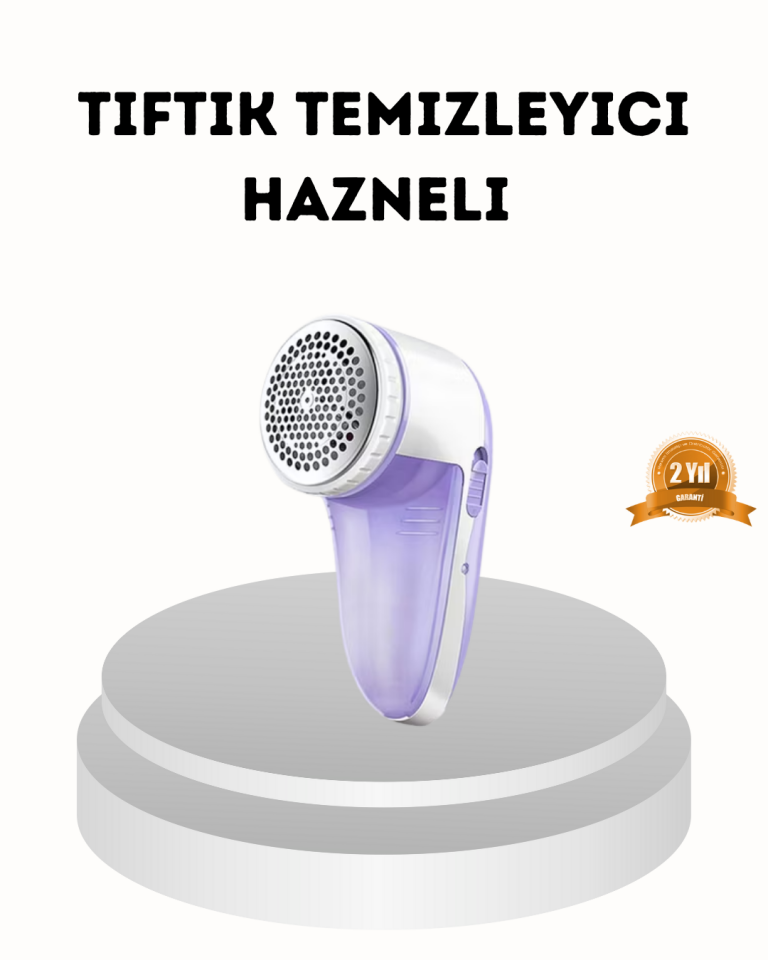 Taşınabilir Şarjlı Tiftik Toplayıcı – Çıkarılabilir Hazneli, Anti-Statik Fırçalı - Lisinya