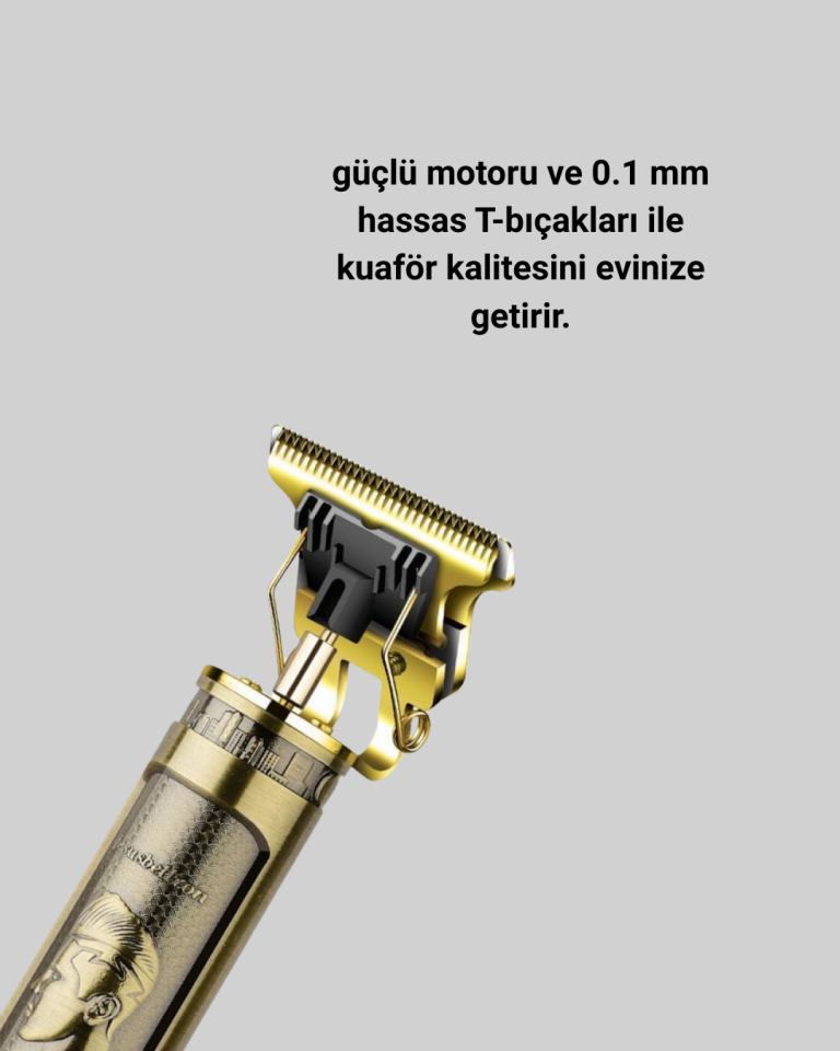 LCD Ekranlı Şarjlı Tıraş Makinesi Erkek Saç Sakal Kesme - Lisinya