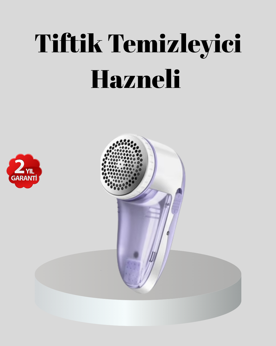 Şarjlı Tiftik Temizleyici – Çıkarılabilir Hazneli, Anti-Statik Fırçalı, USB Şarjlı - Lisinya