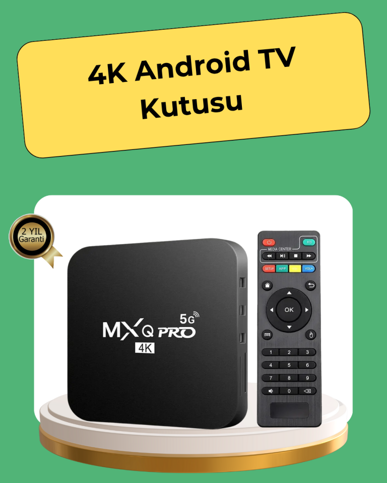 YamanHobi 4K TV Box 2 GB RAM 16 GB Hafıza Android Siyah