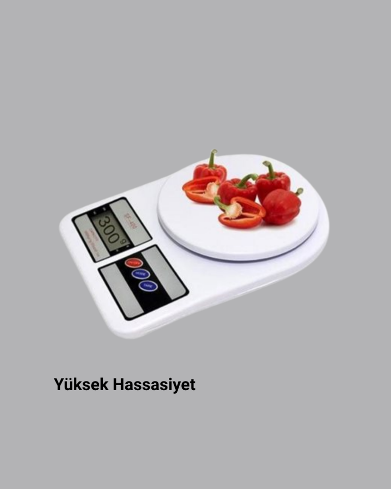 Taşınabilir Hassas Tartı – 5kg Kapasite, 1g Ölçüm, Gram ve Ons Desteği - Lisinya