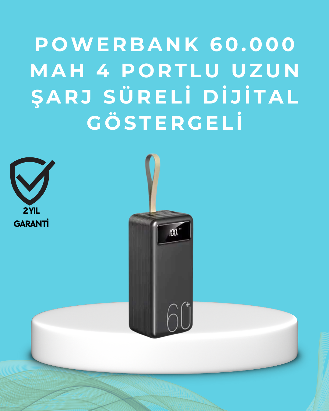 Seyahat ve Kamp İçin Portatif Güç Kaynağı Powerbank - Lisinya