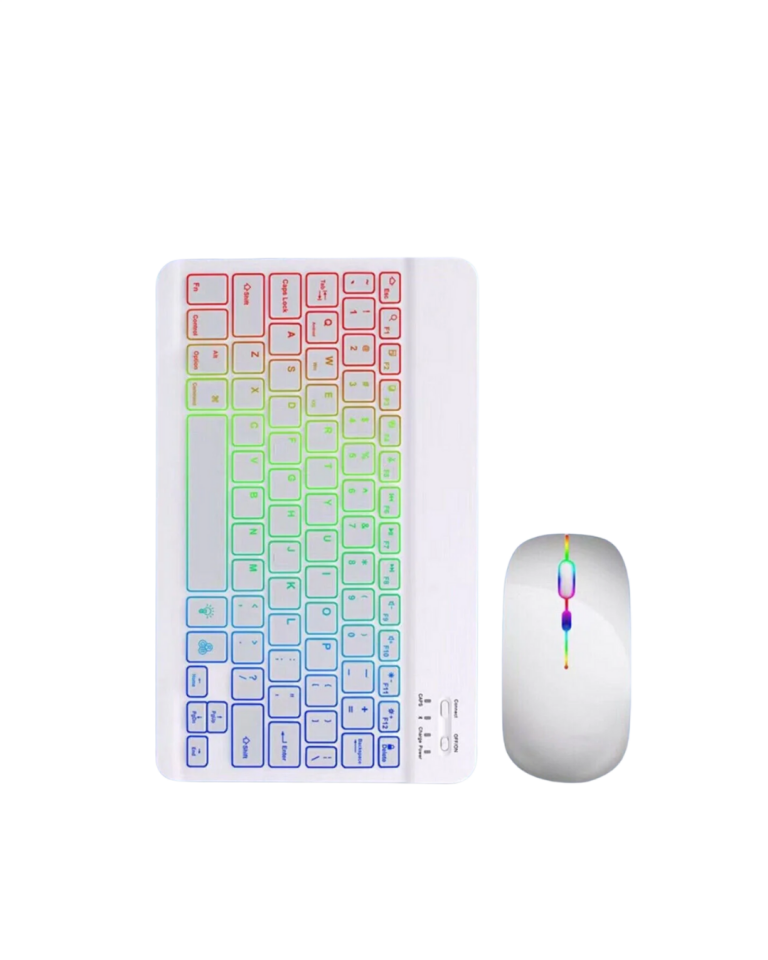 Bluetooth Klavye Mouse Seti Aydınlatmalı Türkçe Q Ergonomik Tasarım - Lisinya