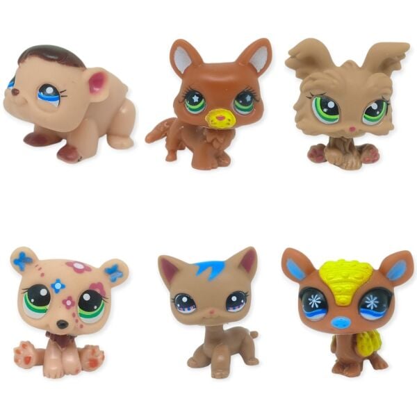 Pet Star Little 6'lı Sevimli Hayvanlar Figür Seti -2 (Lisinya)
