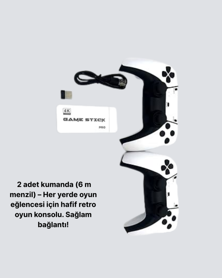 3D ve 4K Görüntü Kaliteli Çok Oyunculu Retro Oyun Konsolu - Lisinya