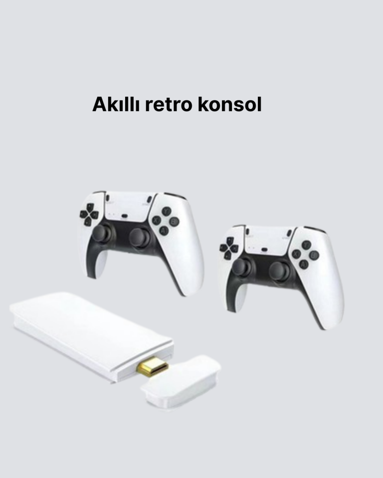 3D ve 4K Görüntü Kaliteli Çok Oyunculu Retro Oyun Konsolu - Lisinya