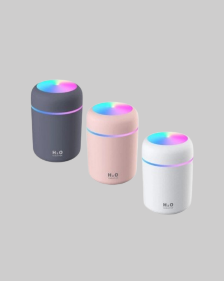 USB Bağlantılı LED Işıklı Hava Nemlendirici – Sessiz ve Kullanıcı Dostu Tasarım