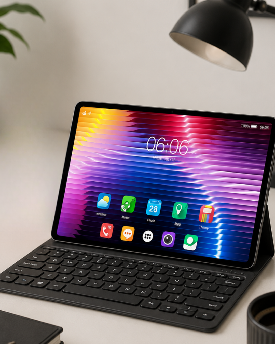 Çok Amaçlı Android Tablet Seti Klavye Kalem ve Koruyucu Aksesuarlı - Lisinya