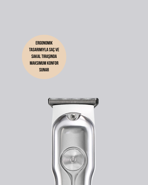 Metal Gövdeli Saç Sakal Kesme Makinesi – Hassas Kesim İçin - Lisinya